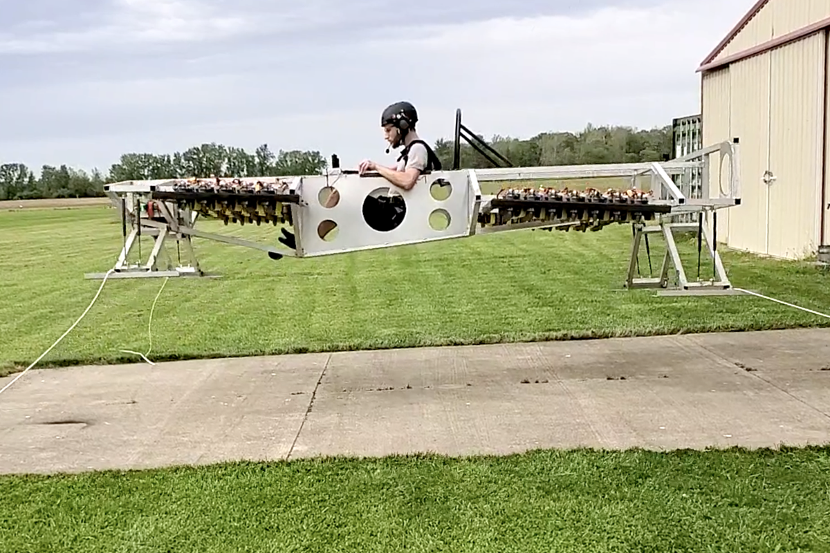 LX-1 passenger eVTOL technology demonstrator aircraft LX-1 passenger eVTOL technology demonstrator aircraft